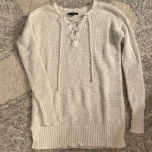 American Eagle white sweater